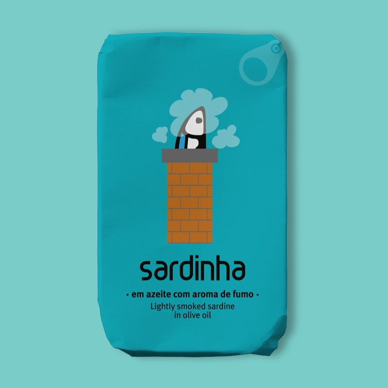 Sardine in Olive Oil with Smoke Aroma 5.4 oz image
