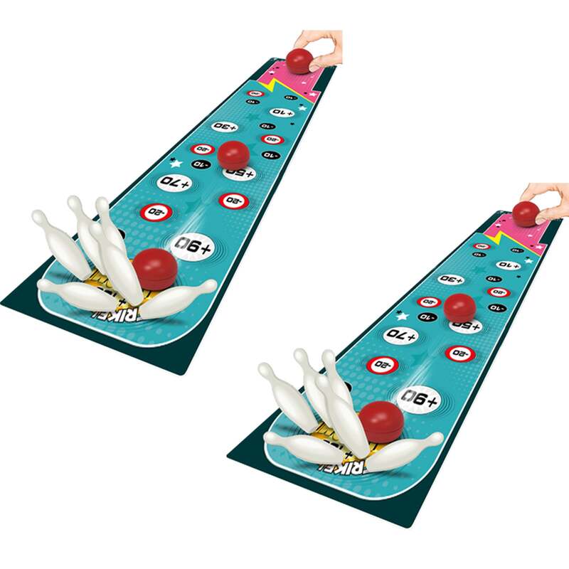 Bowling Sports Competition Table Game for Family Party, Bowling Boardgame for Kids, Multi Players Indoor Sports Table Game image