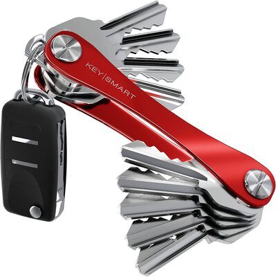 KeySmart® Original | Compact Key Organizer | Holds Up To 8 Keys Red image