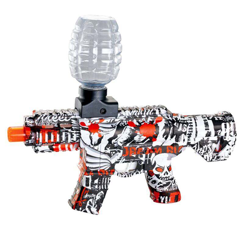 Water Bead & Dart Blaster - Includes 5000 Water Beads, 10 Suction Darts, Goggles, Red image
