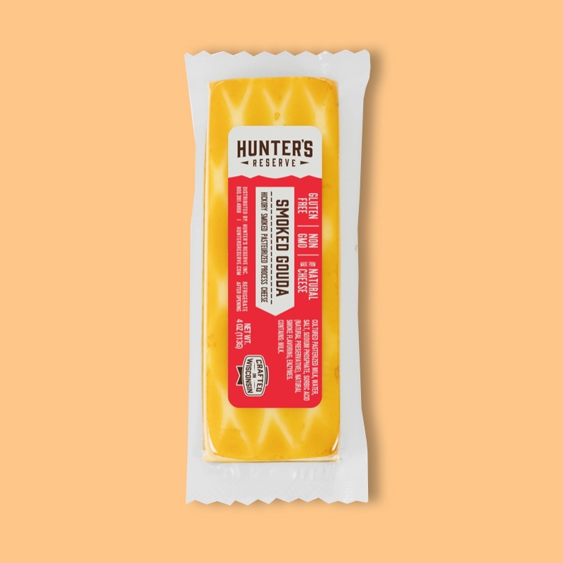 Smoked Gouda Cheese Bar, Shelf Stable 4 oz image