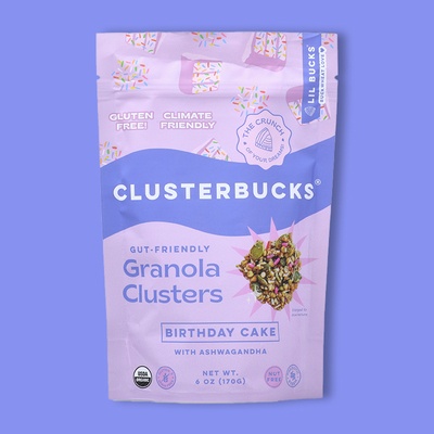 Birthday Cake Clusterbucks 6 oz