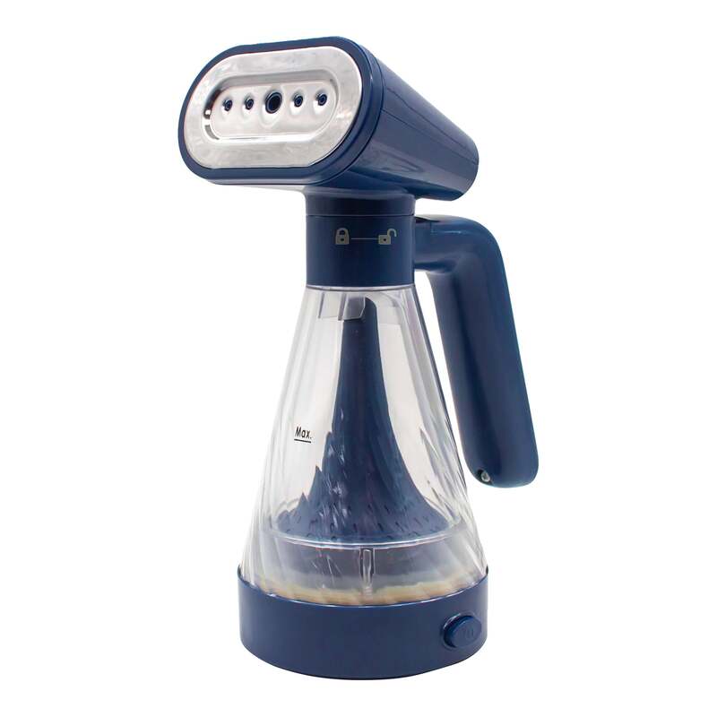 Portable Handheld Electric Garment Steamer – Fast Heat, Lightweight Design Blue image