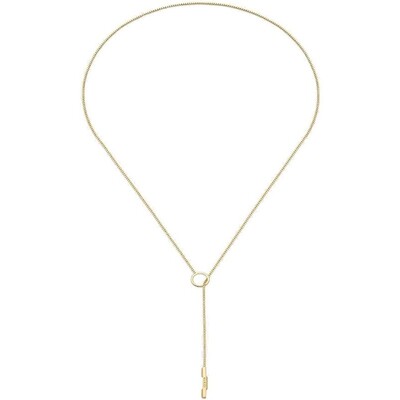 18K Yellow gold Link to Love Lariat Necklace