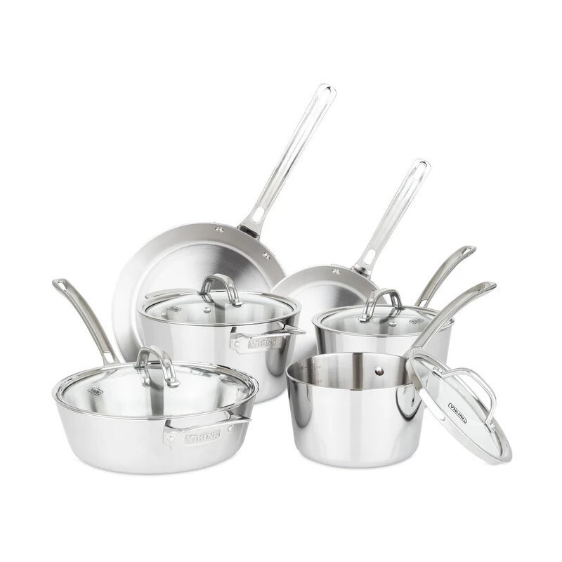 Contemporary 3Ply 10Pc Cookware Set image