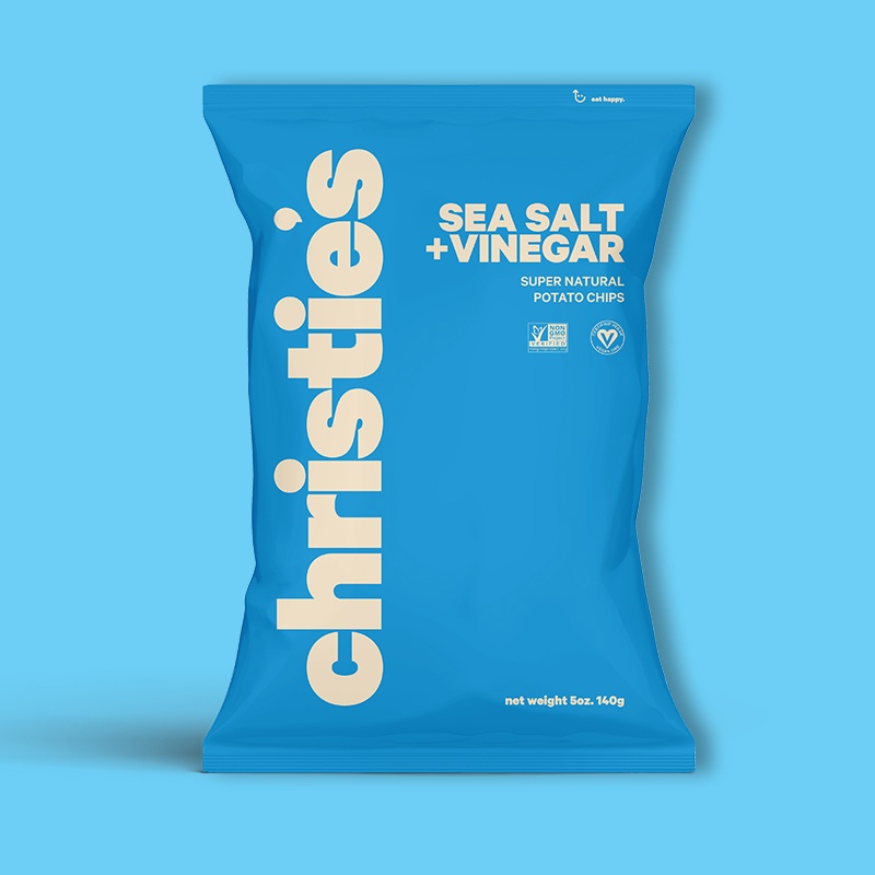 Sea Salt & Vinegar Potato Chips 1 oz image