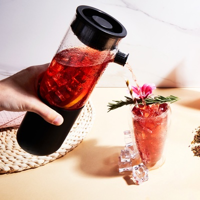 Glass Iced Tea Pitcher with Infuser  image