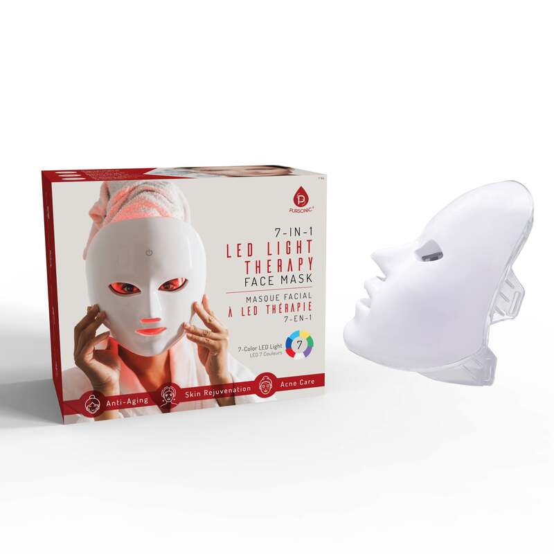 7-in-1 LED Light Therapy Face Mask – Advanced Skincare at Home! image