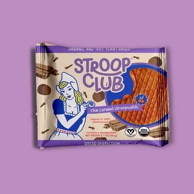 Chai Caramel Plant-Based Stroopwafel 2-pack 2.1 oz image