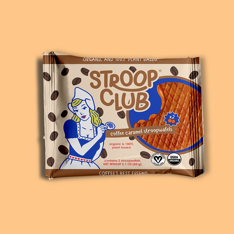 Coffee Caramel Plant-Based Stroopwafel 2-pack 2.1 oz image