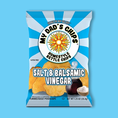 Salt & Balsamic Vinegar Kettle Chips 1.25 oz image