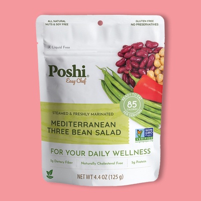 Mediterranean Three Bean Salad 4.4 oz image