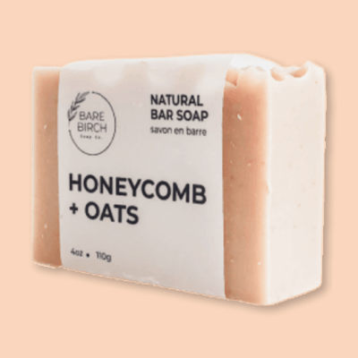 Honeycomb + Oats - Natural Soap Bar 4 oz image