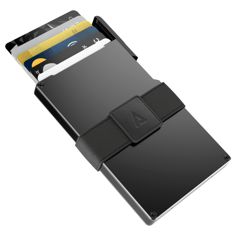 Statik® Wallet Black Aluminum image