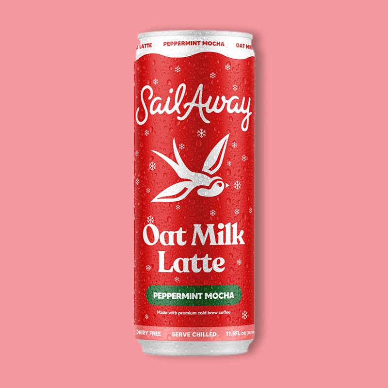 Oat Milk Latte (Peppermint Mocha) 12 oz image