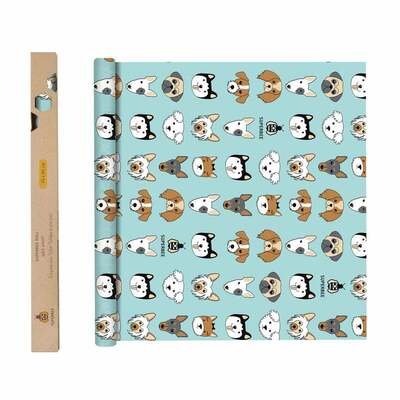 Beeswax Wrap Roll - Dogs 35" x 13" image