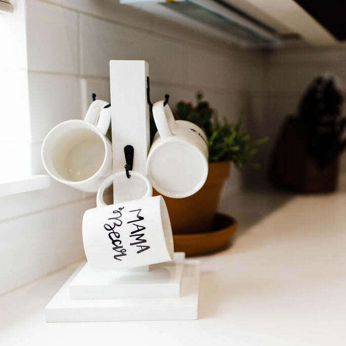 Mug Stand and Customizable Mugs Kit image