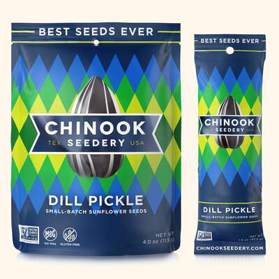 Dill Pickle Sunflower Seeds 4 oz Case of 12 Large Bags