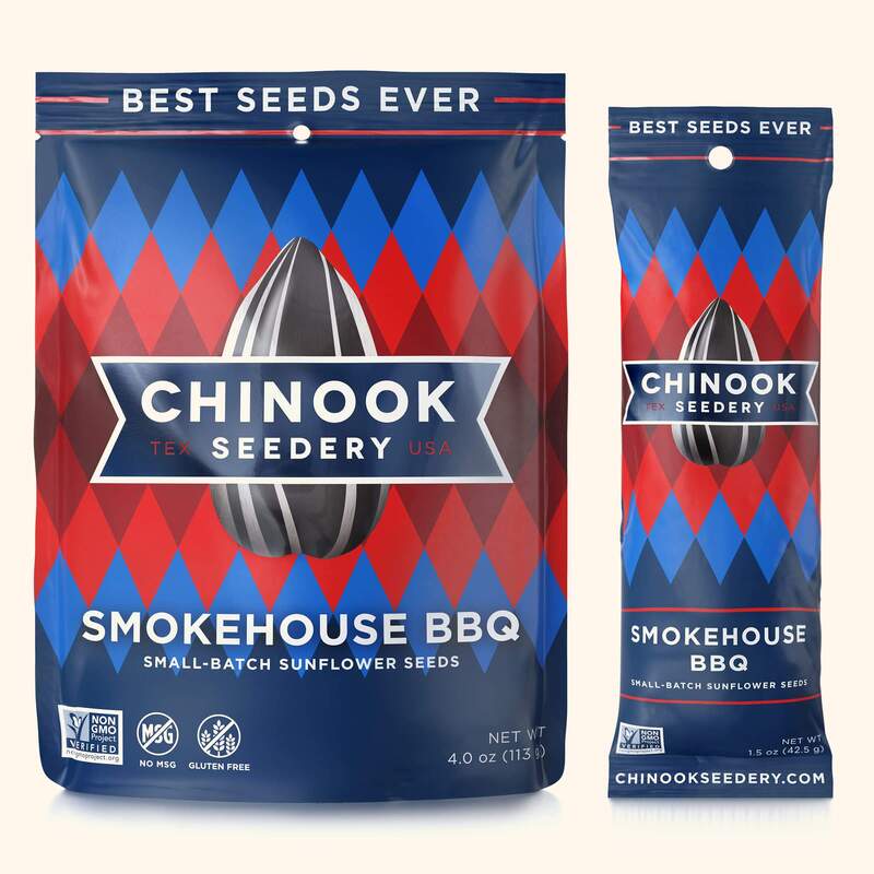 Smokehouse BBQ Sunflower Seeds 4 oz Case of 12 Large Bags image
