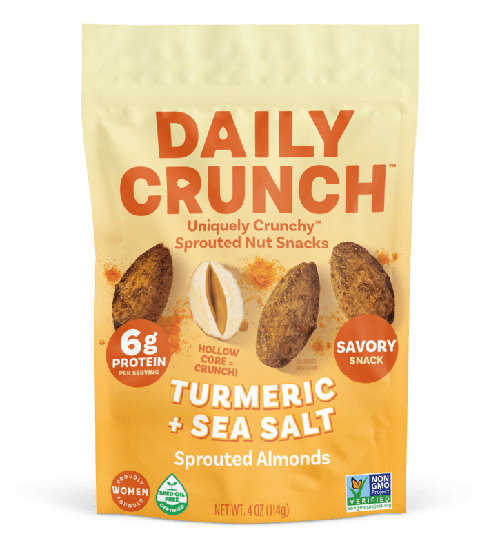 Turmeric + Sea Salt Sprouted Almonds 5 oz 6 Pack image