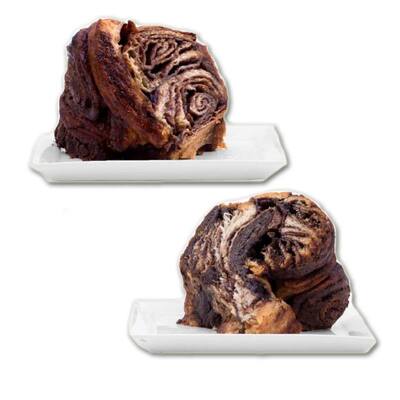 2 Round Chocolate & 1 Round Cinnamon Babka