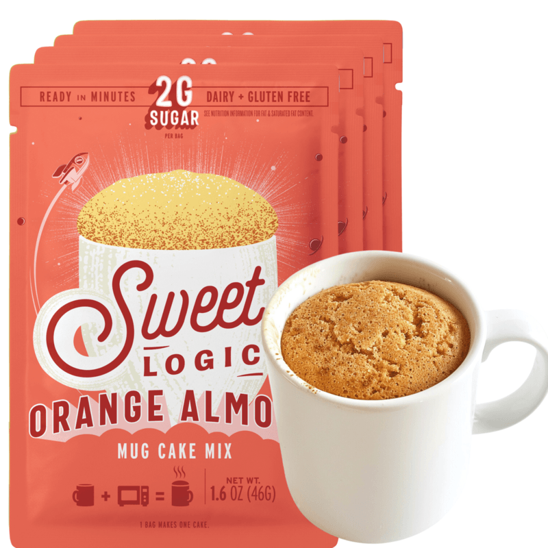 Keto Orange Almond Mug Cake (4-Pack) Low Carb, Low Sugar, Gluten Free image