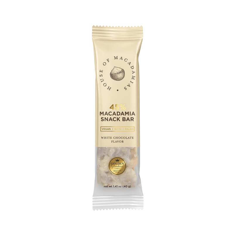 White Chocolate Macadamia Nut Snack Bar (12 Bars) image
