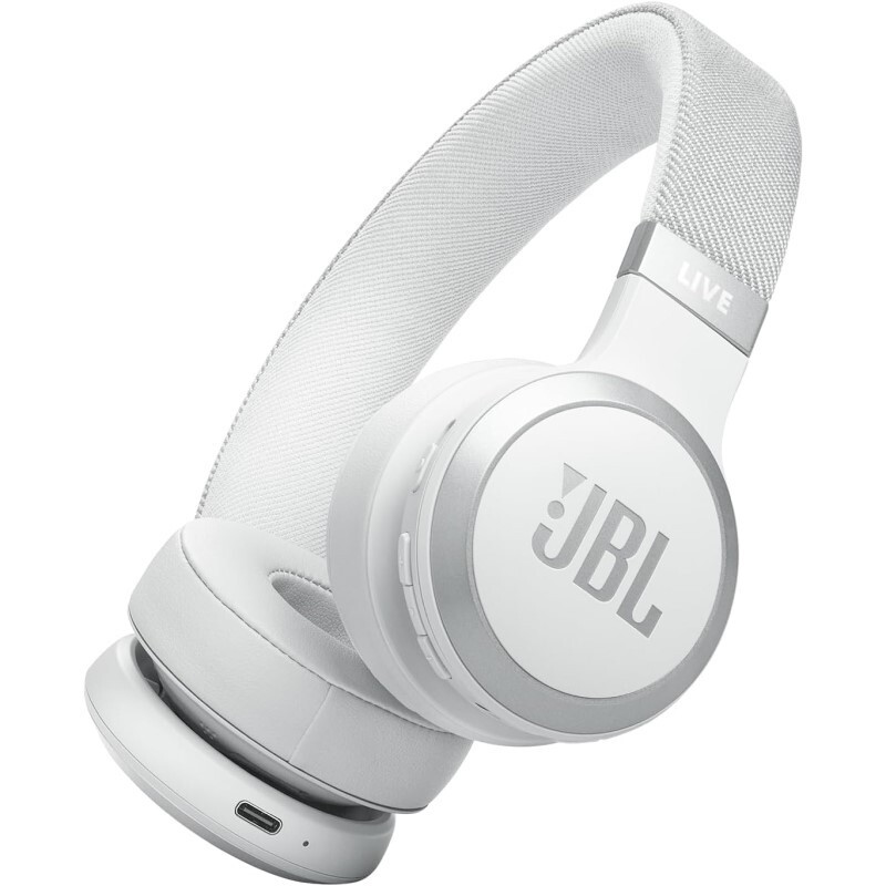 Live Wireless On-Ear NC Headphones - (White) image