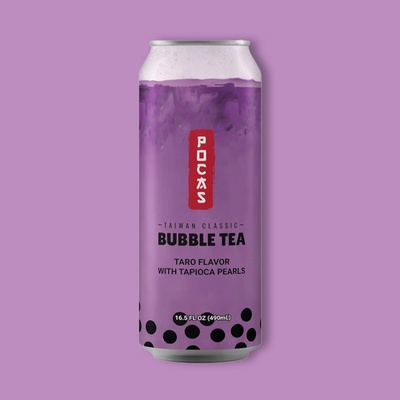 Pocas Bubble Tea Taro 16.5 fl oz