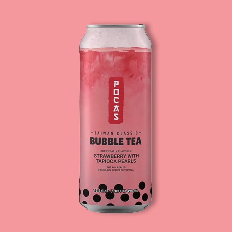 Pocas Bubble Tea Strawberry 16.5 fl oz image