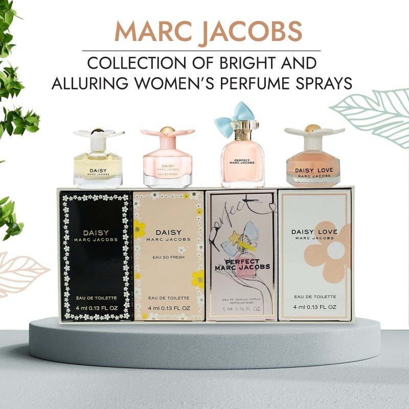Marc Jacobs (W) 4Pc Mini Set: Daisy/Daisy Eau So Fresh/Daisy Love/Perfect image