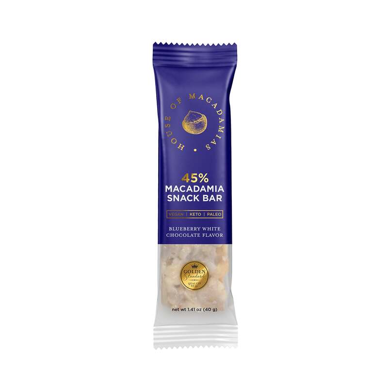 Blueberry White Chocolate Macadamia Nut Snack Bar (12 Bars) image
