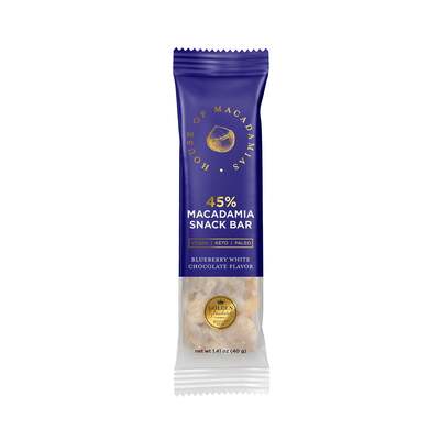 Blueberry White Chocolate Macadamia Nut Snack Bar (12 Bars)