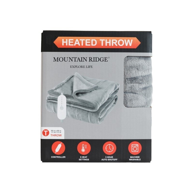 Heated Gray 50x60 MP Throw image