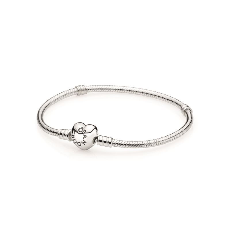 7.5 Inch - Bracelet With Heart Clasp image