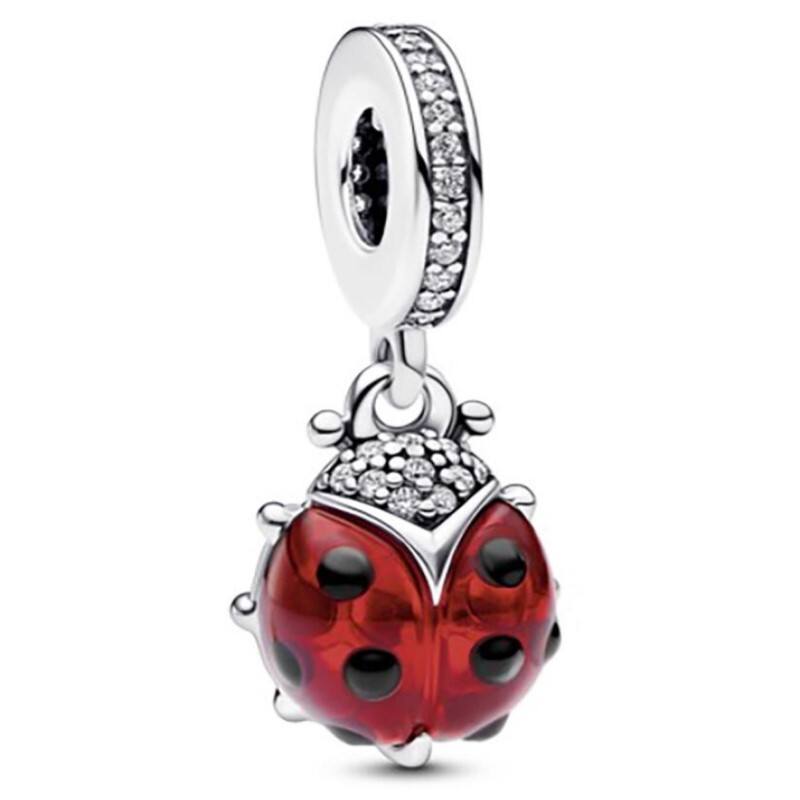 Red Ladybird Dangle Charm image