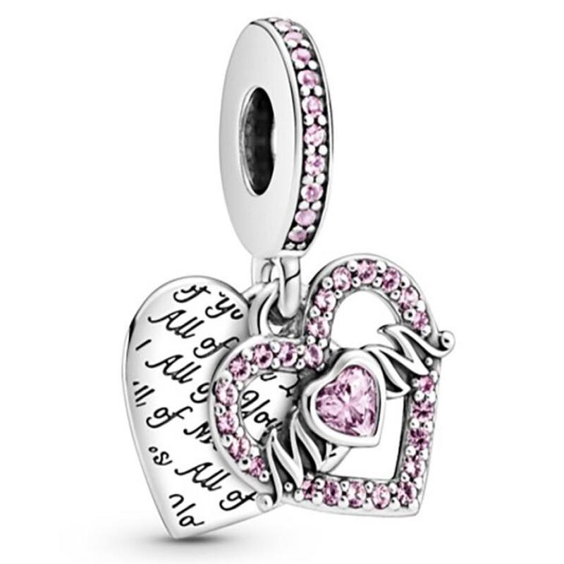 Heart & Mom Dangle Charm  Heart & Mom Dangle Charm image