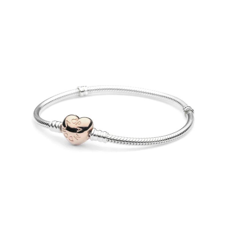 Moments Heart Clasp Bracelet - (Size 7.5) image