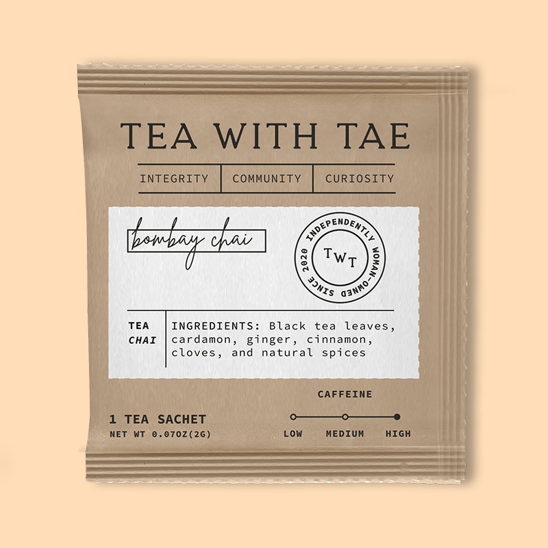 Bombay Chai Single Overwrap Tea Bag 0.70 oz image