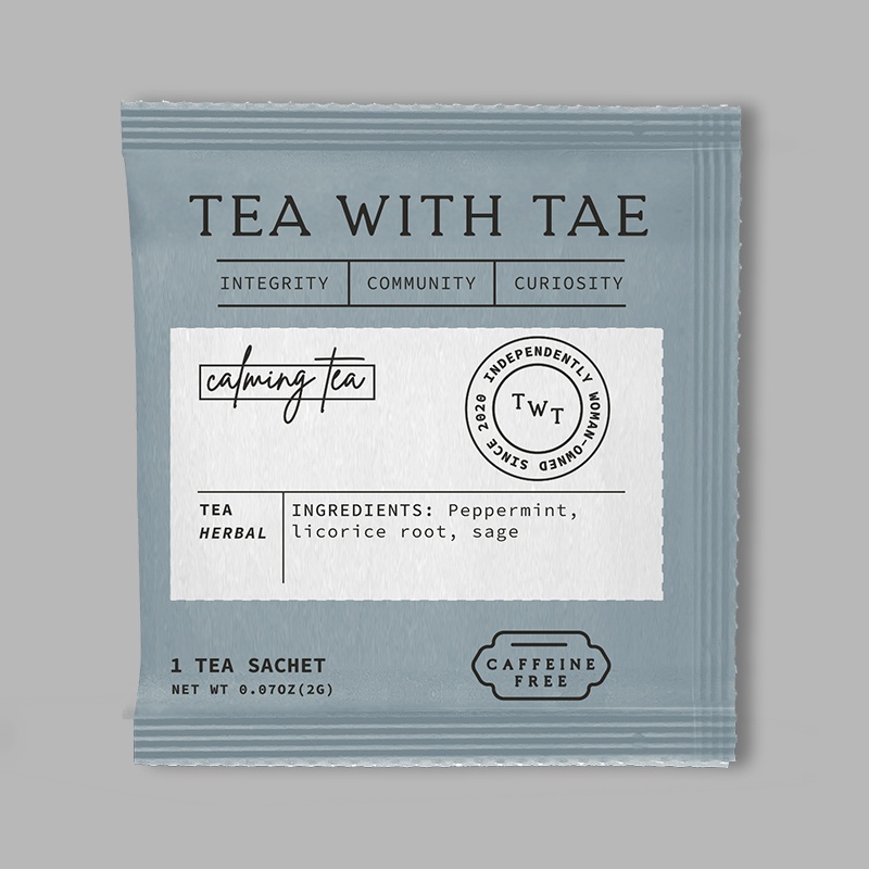 Calming Tea Single Overwrap Tea Bag 0.70 oz image
