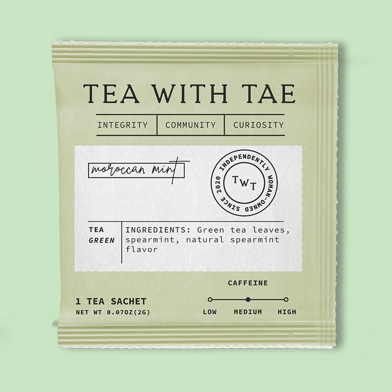 Moroccan Mint Single Overwrap Tea Bag 0.70 oz image