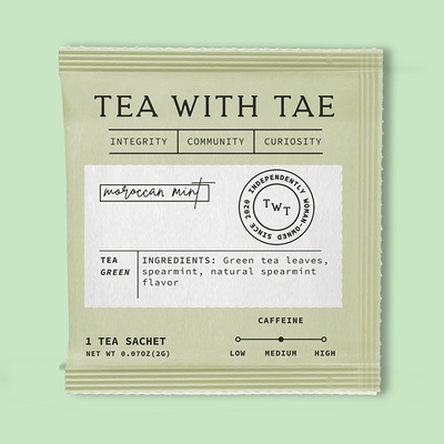 Moroccan Mint Single Overwrap Tea Bag 0.70 oz image