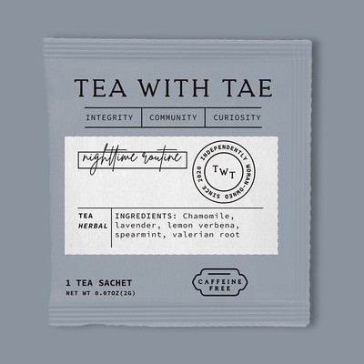 Nighttime Routine Single Overwrap Tea Bag 0.70 oz  image