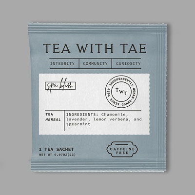 Spa Bliss Single Overwrap Tea Bag 0.70 oz