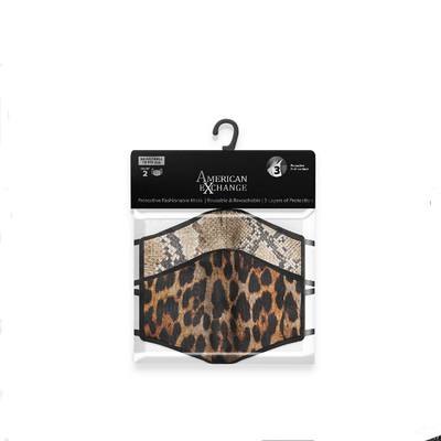 Face Mask Animal Print - (2 Pack)