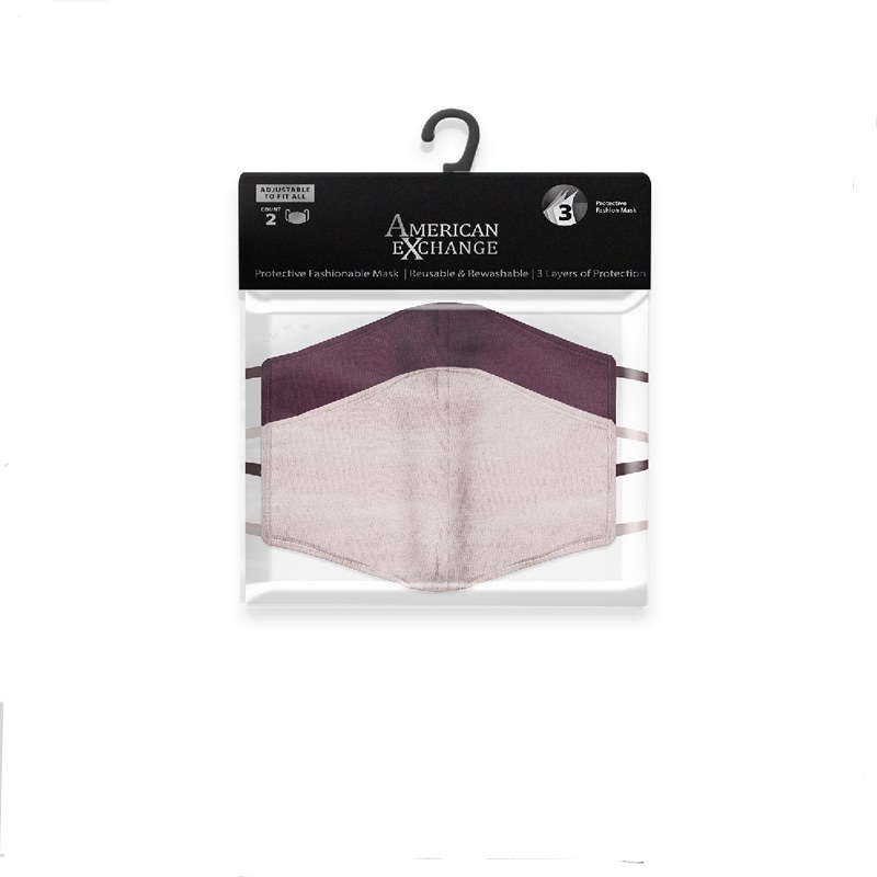 Face Mask Purple - (2 Pack) image