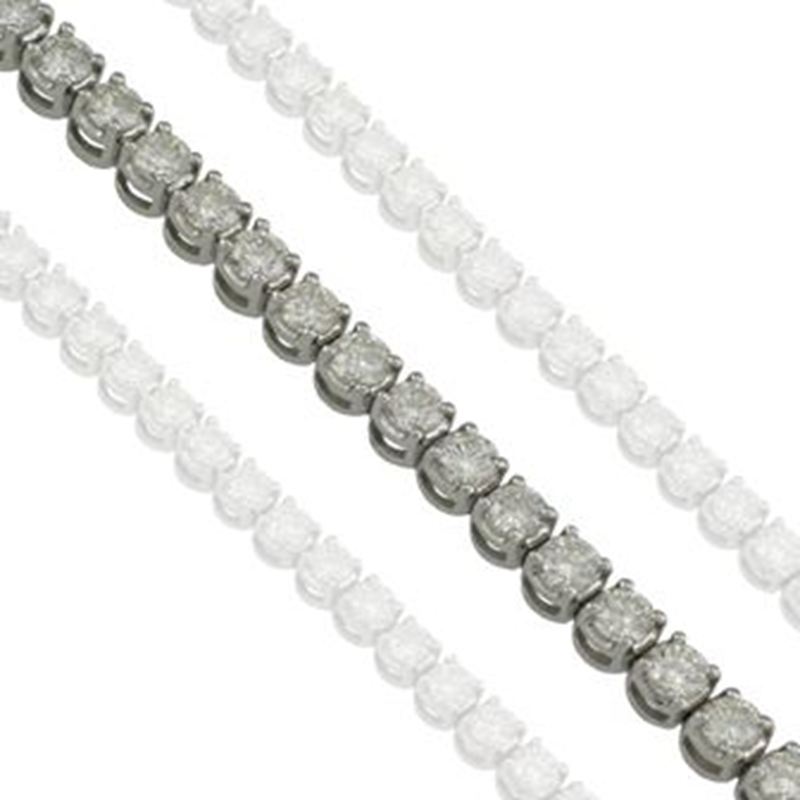 Ladies Tennis Bracelet - (Sterling Silver) image