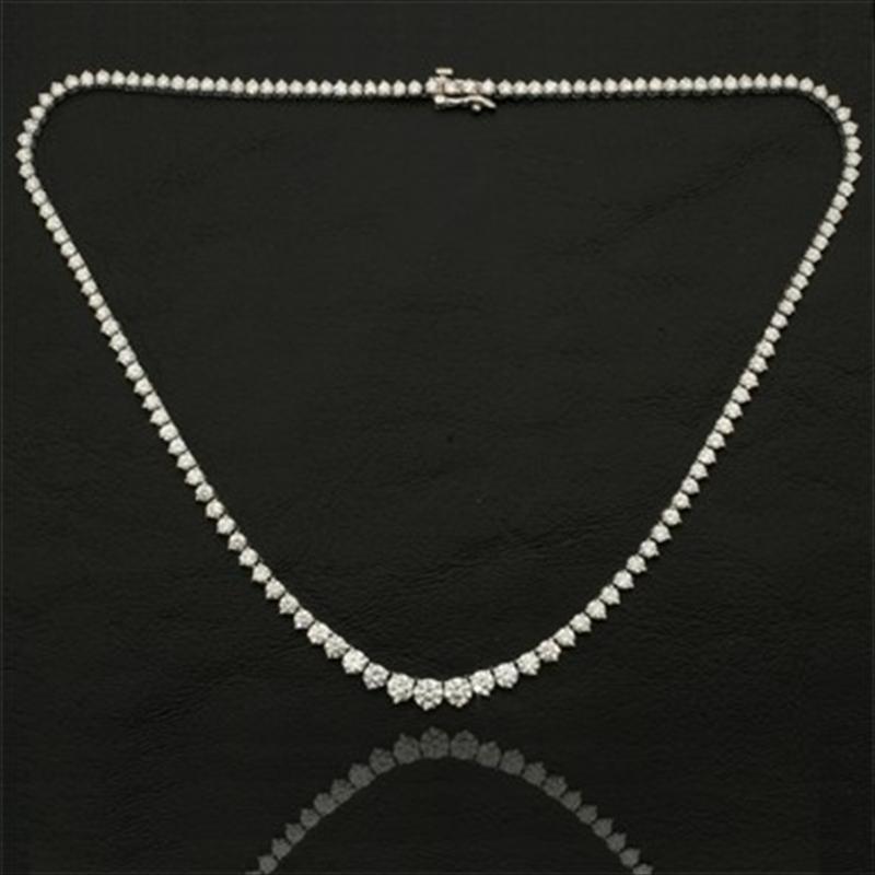 Sterling Silver Tennis Necklace image