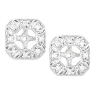 Vintage Rd 14k Diamond Earrings