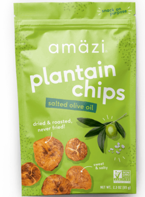 Salted Olive Oil Plantain Chips 2.3 oz (6 Pack)